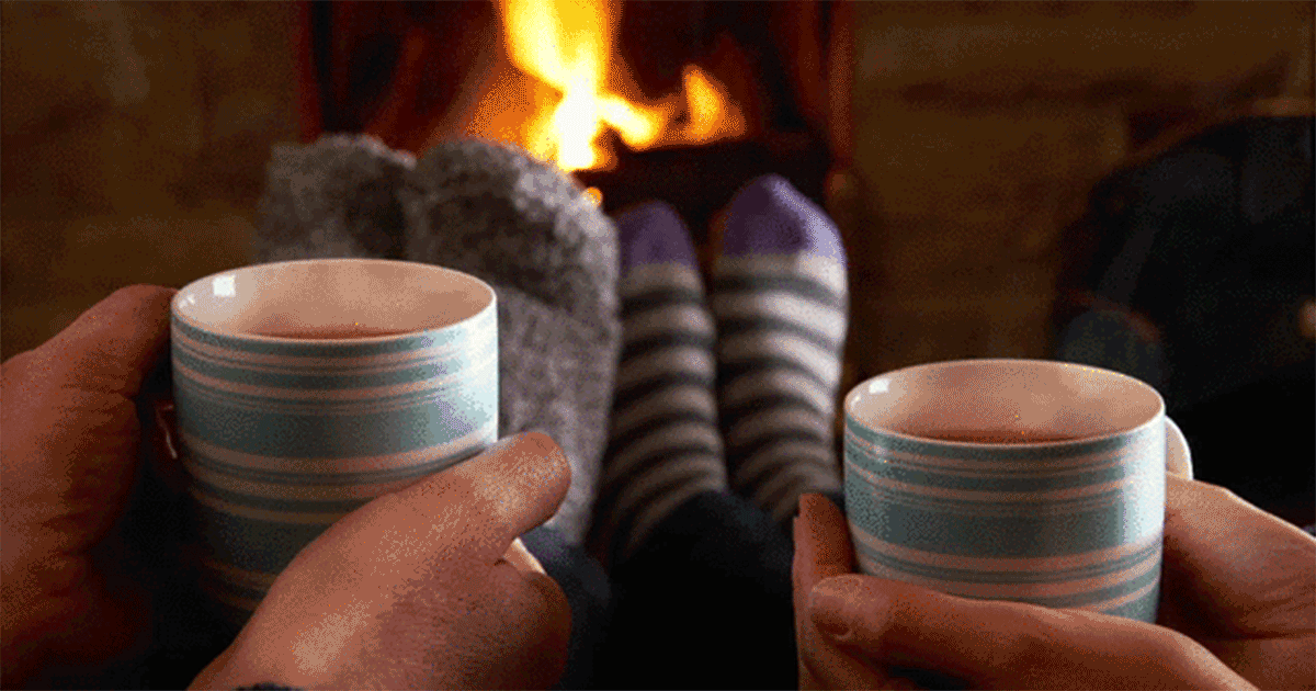 Image result for hygge fire gif"